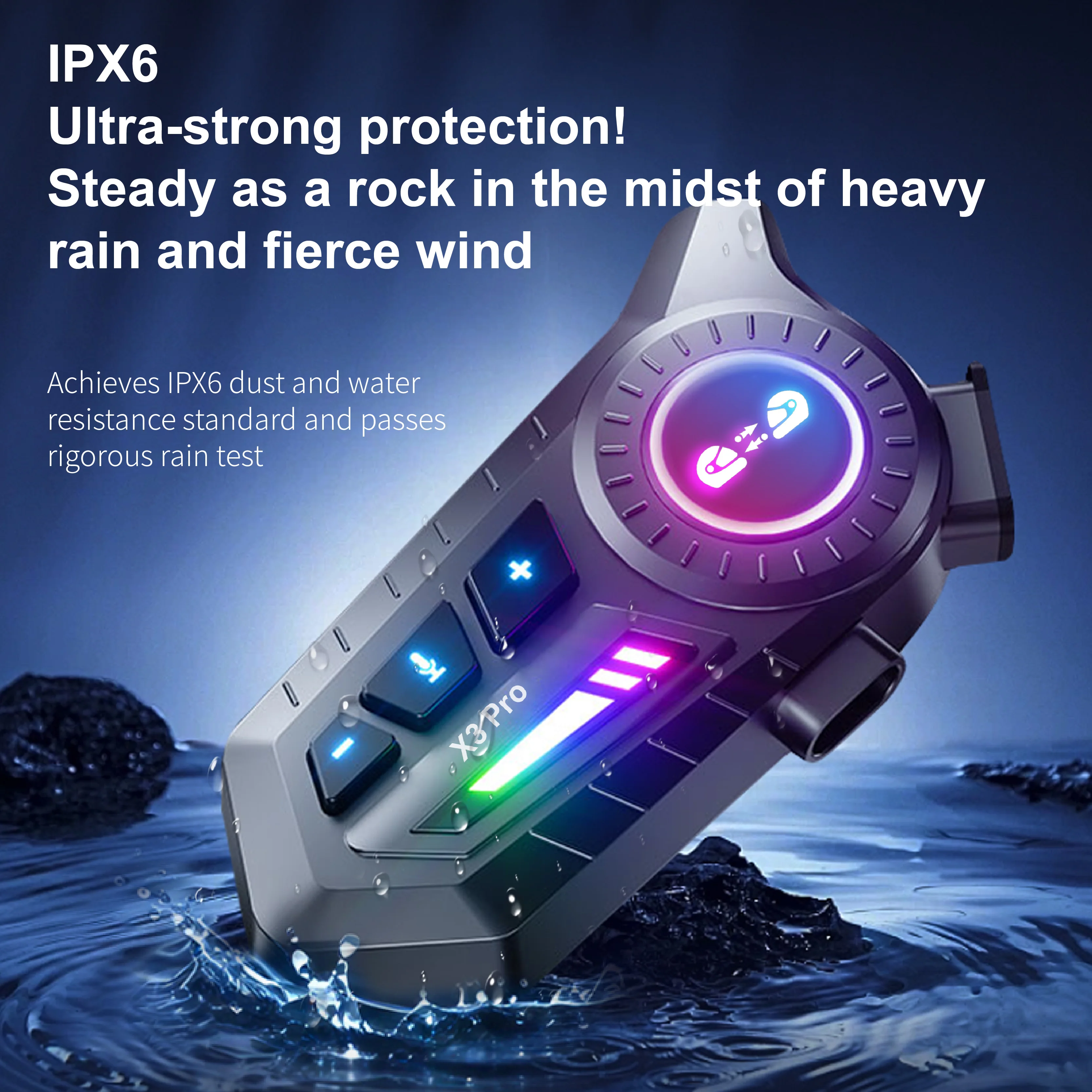 1/2Pcs X3Pro Bluetooth 6.0 Mot - đánh giá và giá Full Face Motorcycle Helmet With Bluetooth