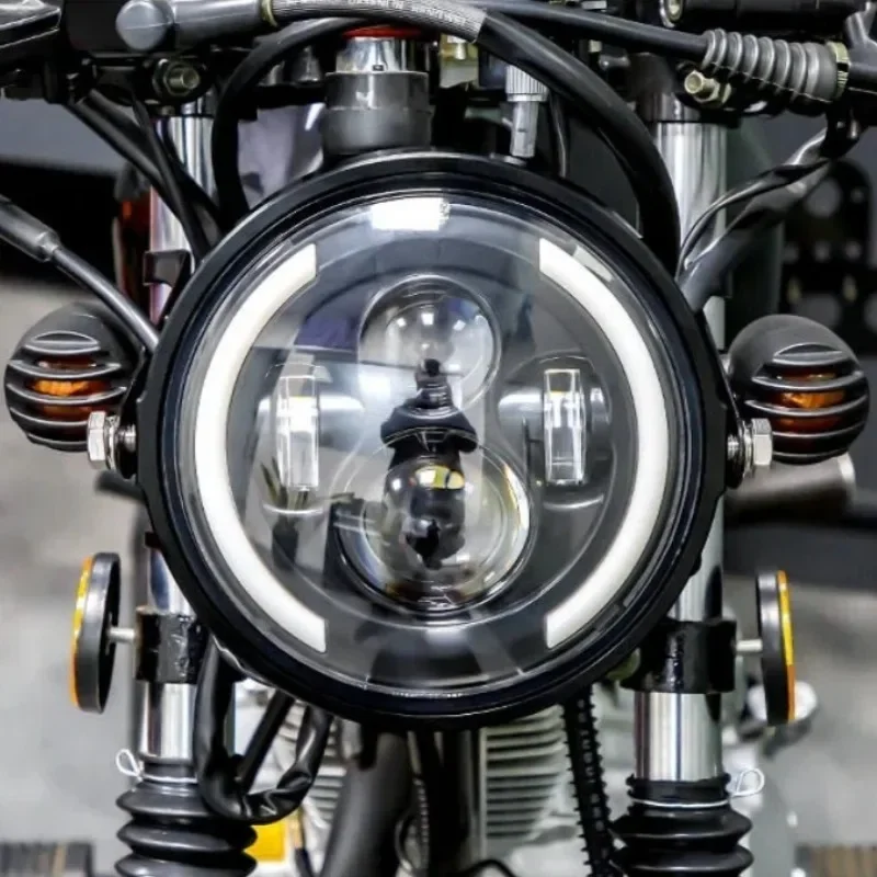 50W 7Inch 17.78cm LED Angel Ey - đánh giá và giá Universal Motorcycle Led Headlight Projector