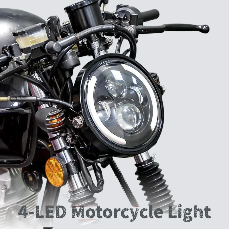 50W 7Inch 17.78cm LED Angel Ey - đánh giá và giá Universal Motorcycle Led Headlight Projector